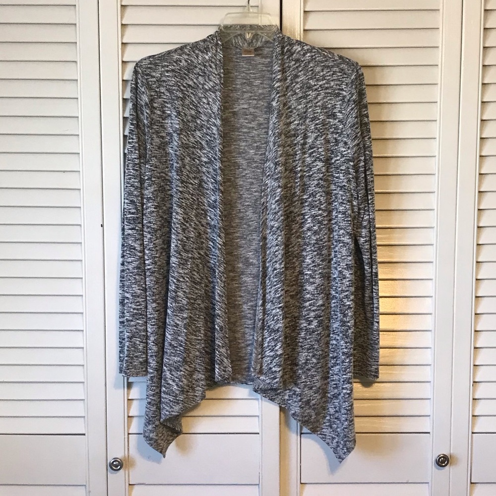 Cotton Emporium Heathered Gray Women's Cardigan